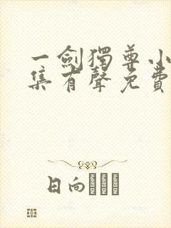 一剑独尊小说全集有声免费听