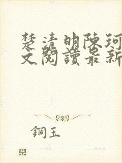 楚清明陈珂言全文阅读最新章节