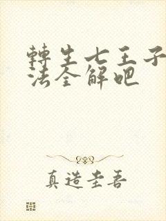 转生七王子的魔法全解吧