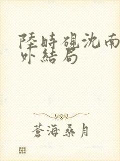 陆时砚沈南初番外结局