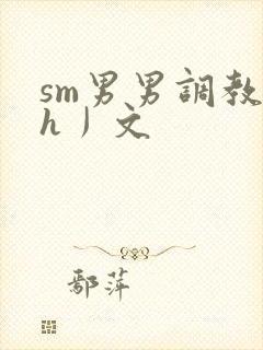 sm男男调教〈h丿文封面