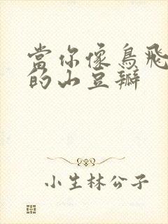 当你像鸟飞往你的山豆瓣