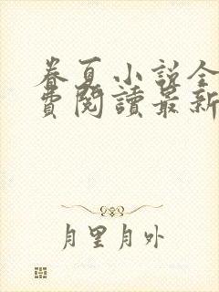 眷夏小说全文免费阅读最新章节封面