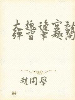 大魏后宫秘史无弹窗笔趣阁