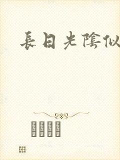 长日光阴似箭封面