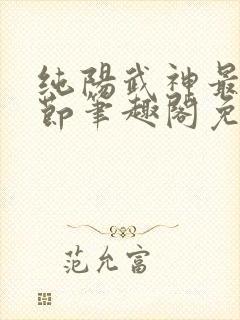 纯阳武神最新章节笔趣阁免费阅读