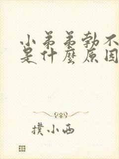 小弟弟勃不起来是什么原因