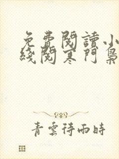 免费阅读小说在线阅寒门枭士