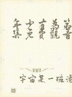 年少有为第10集免费观看电视剧最新章节封面