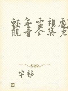 轻年电视剧在线观看全集免费