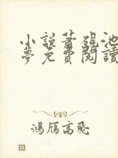 小说萧砚池溪清梦免费阅读