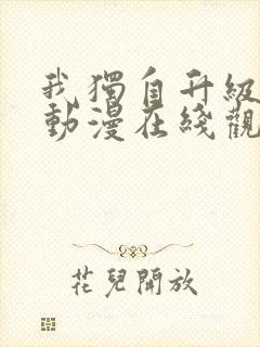 我独自升级樱花动漫在线观看