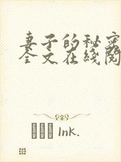 妻子的秘密小说全文在线阅读封面