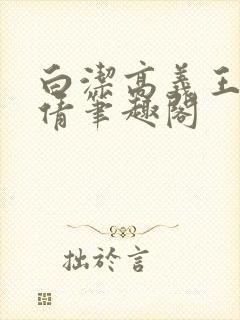 白洁高义王申孙倩笔趣阁封面