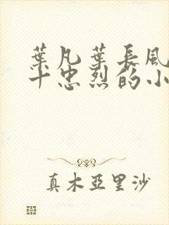 叶凡叶长风一门十忠烈的小说名字