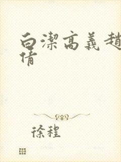 白洁高义赵敏张倩封面