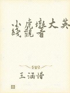 小虎墩大英雄在线观看封面