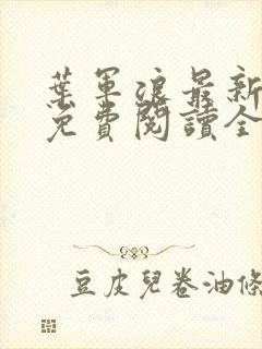 叶军浪最新章节免费阅读全文