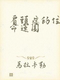 肩头痣的位置与命运图