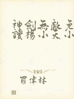 神剑无敌免费阅读杨小天小说全文无弹窗封面