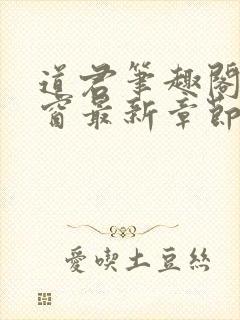 道君笔趣阁无弹窗最新章节