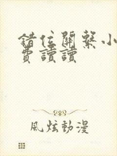 错位关系小说免费读读封面