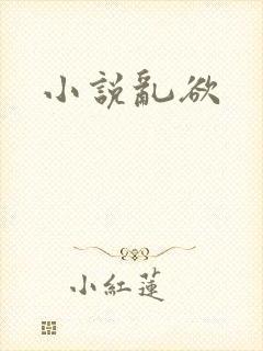 小说乱欲封面