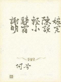 谢辞轻陈婉君姜明霜小说完结封面