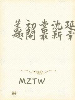 叶初棠沈延川笔趣阁最新章节更新