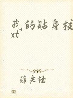 我的贴身校花txt