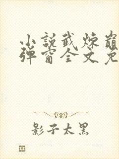 小说武炼巅峰无弹窗全文免费阅读