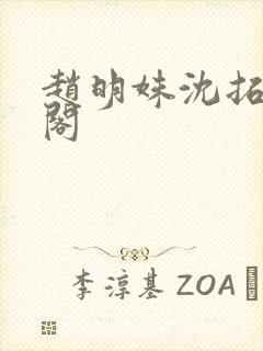 赵明姝沈拓笔趣阁