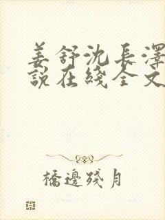 姜舒沈长泽的小说在线全文免费阅读笔趣阁