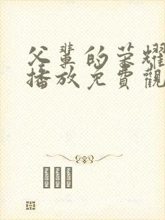 父辈的荣耀在线播放免费观看全集封面