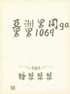 亚洲男同gay男男1069
