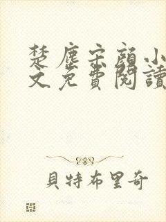 楚尘宋颜小说全文免费阅读笔趣阁封面