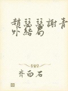 赵瑟瑟谢青砚番外结局