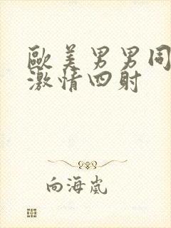 欧美男男同性恋激情四射