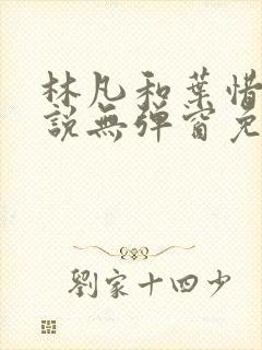 林凡和叶惜的小说无弹窗免费阅读