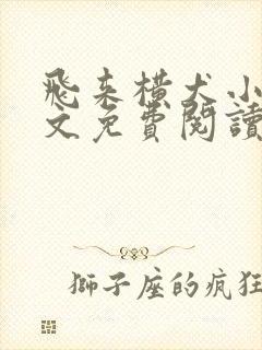 飞来横犬小说全文免费阅读无弹窗笔趣阁封面