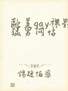 欧美gay裸体猛男网站
