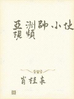 亚洲帅小伙gv视频封面