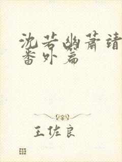 沈若幽萧靖和离番外篇