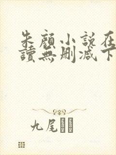 朱颜小说在线阅读无删减下载