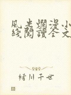 风光烂漫小说在线阅读全文无弹窗