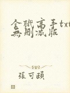 全职高手txt无删减版