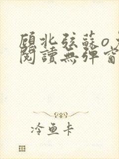 顾北弦苏o免费阅读无弹窗佟