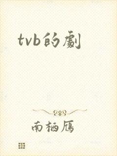 tvb的剧