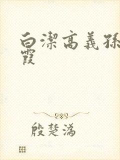 白洁高义孙倩苏霞