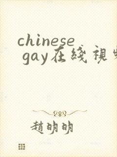 chinese gay在线视频